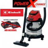 ASPIRADOR SÓLIDOS E LÍQUIDOS SEM FIO EINHELL POWERXCHANGE A BATERIA